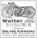 Walter Anzeige Das Motorrad 31/1929
